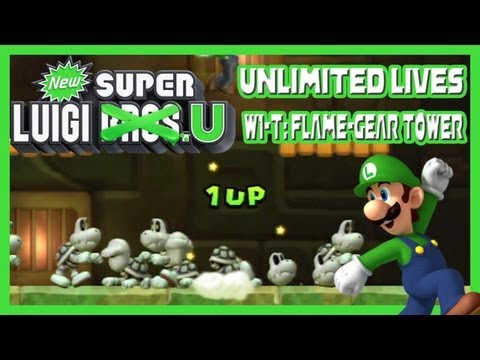 New Super Luigi U - How To Get Unlimited Lives In World 1!