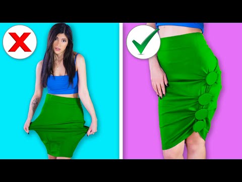 Recreating 8 BRILLIANT Clothes Hacks (DIY Ideas)