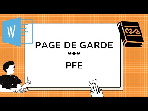Comment Créer une Page de Garde pour un Projet de Fin d'Etudes