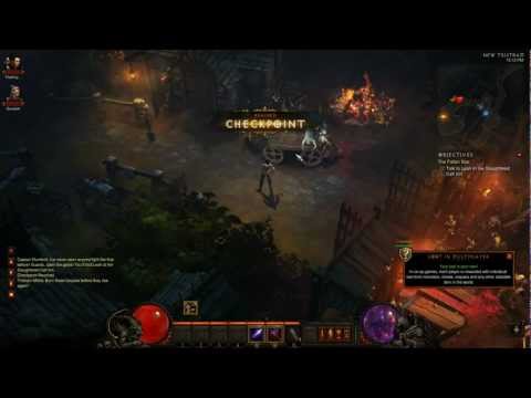 [Part1] Diablo 3 Coop Walkthrough-Opening Cinematic+Wizard Cinematic