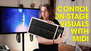 Video thumbnail for Control Video With MIDI Using Visibox by Spaceage