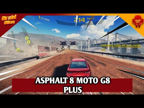 GAMEPLAY ASPHALT 8 NO MOTO G8 PLUS (RODOU BEM?)