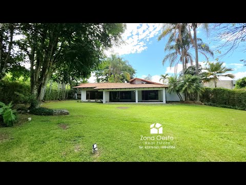 Venta de casa en espectacular propiedad  de 2000m2, Jaboncillos Escazú 