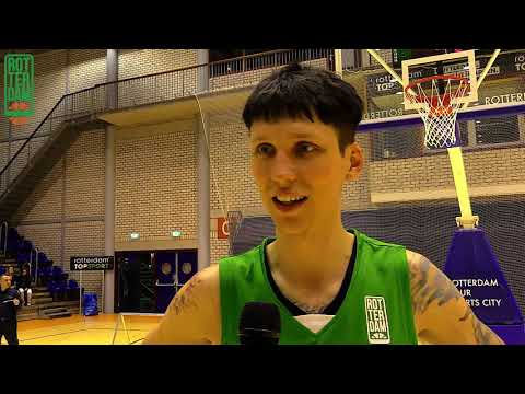 01-02-2018: Trevor Setty na Forward Lease Rotterdam - Den Helder Suns