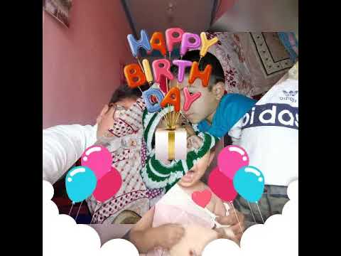 1st birthday ( Rishika)