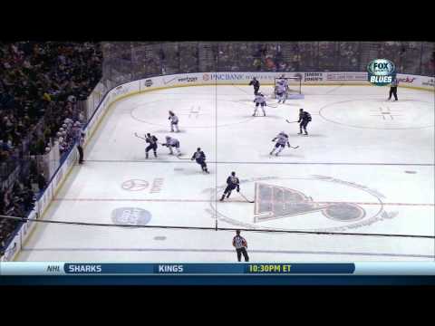 Chris Stewart snap shot goal 3-0 Montreal Canadians vs St. Louis Blues  12/19/13 NHL Hockey.
