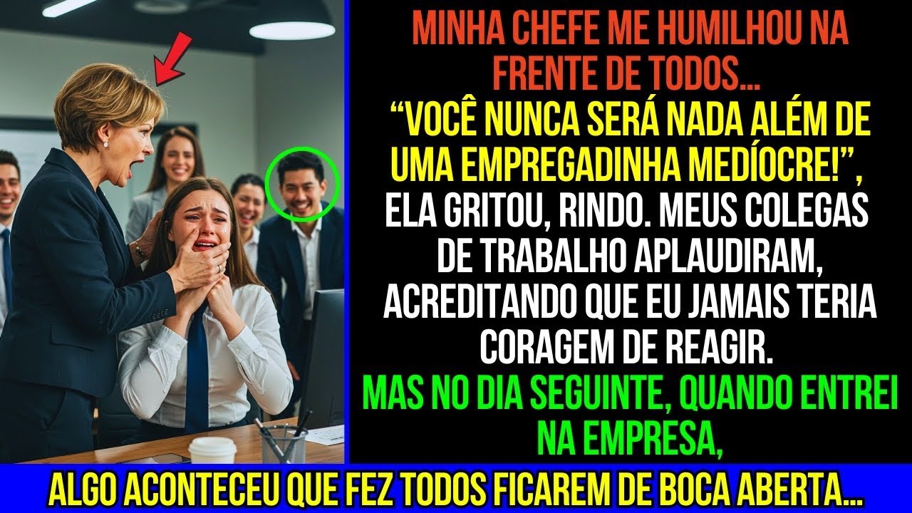 Minha Chefe me Humilhou, me Chamando de "EMPREGADINHA MEDÍOCRE” - Calei Sua Boca Com...