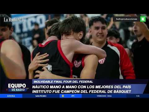 Náutico jugó la final del federao de básquet