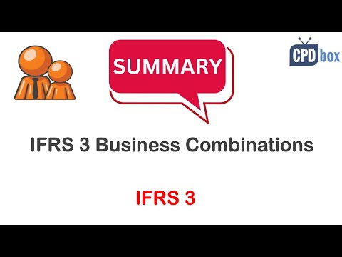 IFRS 3 Business Combinations summary - applies in 2026