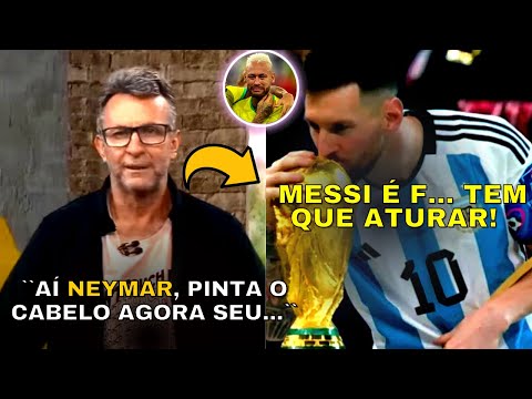 🔥CARAMBA! NETO MANDOU A REAL SOBRE MESSI! ESCULACHA NEYMAR E A SELEÇÃO BRASILEIRA AO VIVO.
