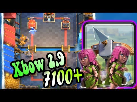 🔥 2.9 Xbow Cycle 7100+ 👈How to WIN Meta DECKs- Clash Royale