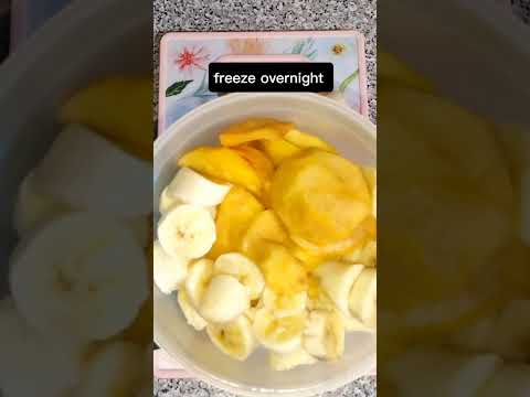 how to make nectarines ice cream #youtubeshorts