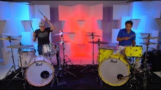 Attention - Drum Cover - DOUBLE DRUMMER COVER ft. Nick D'Virgilio