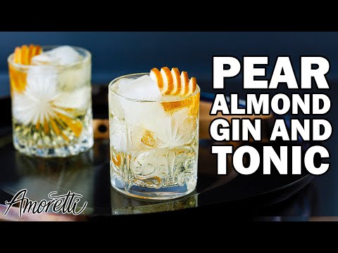How to Make a Gin and Tonic | Pear Almond Gin and Tonic Recipe