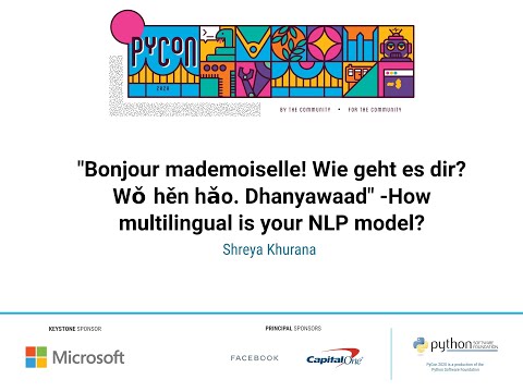 Talk: Shreya Khurana - How multilingual is your NLP model?
