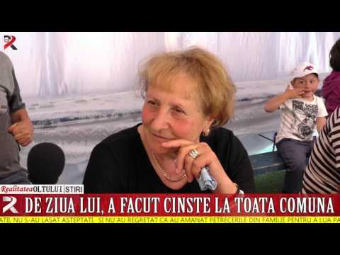 De ziua lui, a făcut cinste la toată comuna