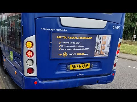 🚍*Now withdrawn * Go North East 5245 NK56 KHP Scania Omnicity on Service 57