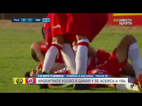 Flandria vs Argentinos Juniors (0-1) Primera B Nacional 2016/2017 Fecha 39