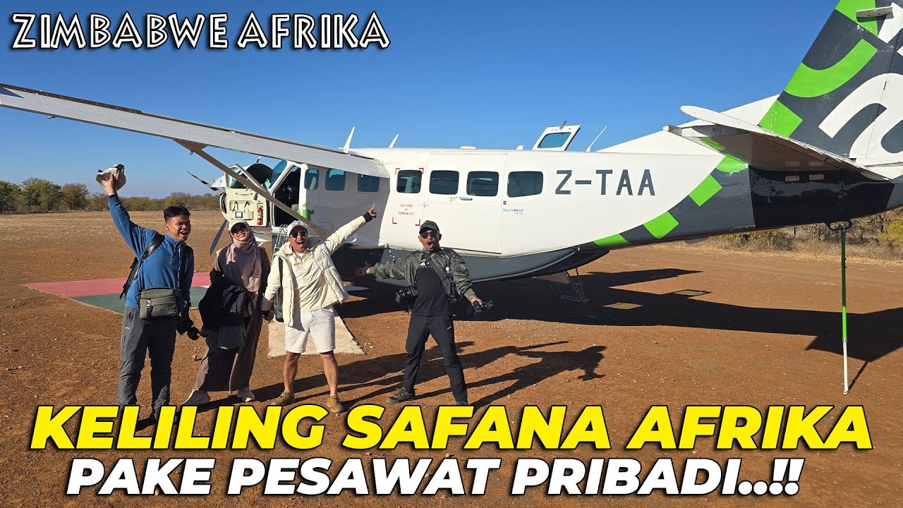 #12 AFRIKA | GOKILLL..!! KELILING AFRIKA PAKAI PESAWAT PRIBADI..?!! AUTO GAMAU PULANG