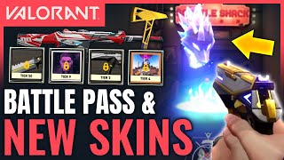 VALORANT Act 1 Battle Pass & New Skins - Cosmetics Showcase