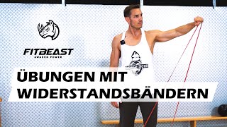 Übungen und Tutorial mit Widerstandsbändern von FITBEAST