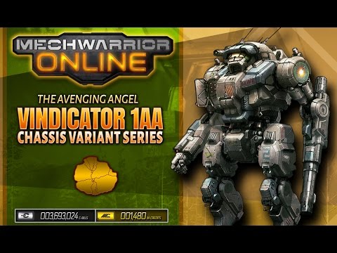 MechWarrior Online - Vindicator 1AA gameplay