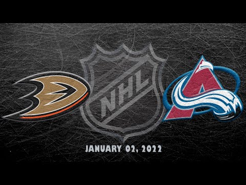 NHL Ducks vs Avalanche | Jan.02, 2022