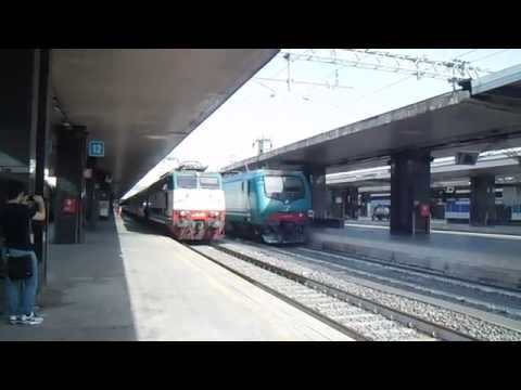 E444.086 in partenza con l' IC 1551 Roma Termini - Reggio Calabria Centrale