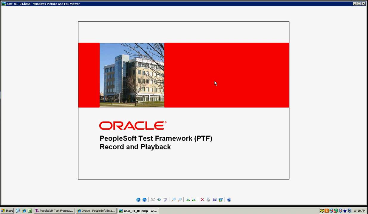 PeopleSoft Test Framework Part 1