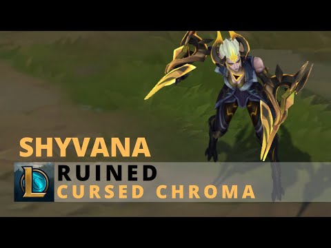 Ruined Shyvana Cursed Chroma - League of Legends
