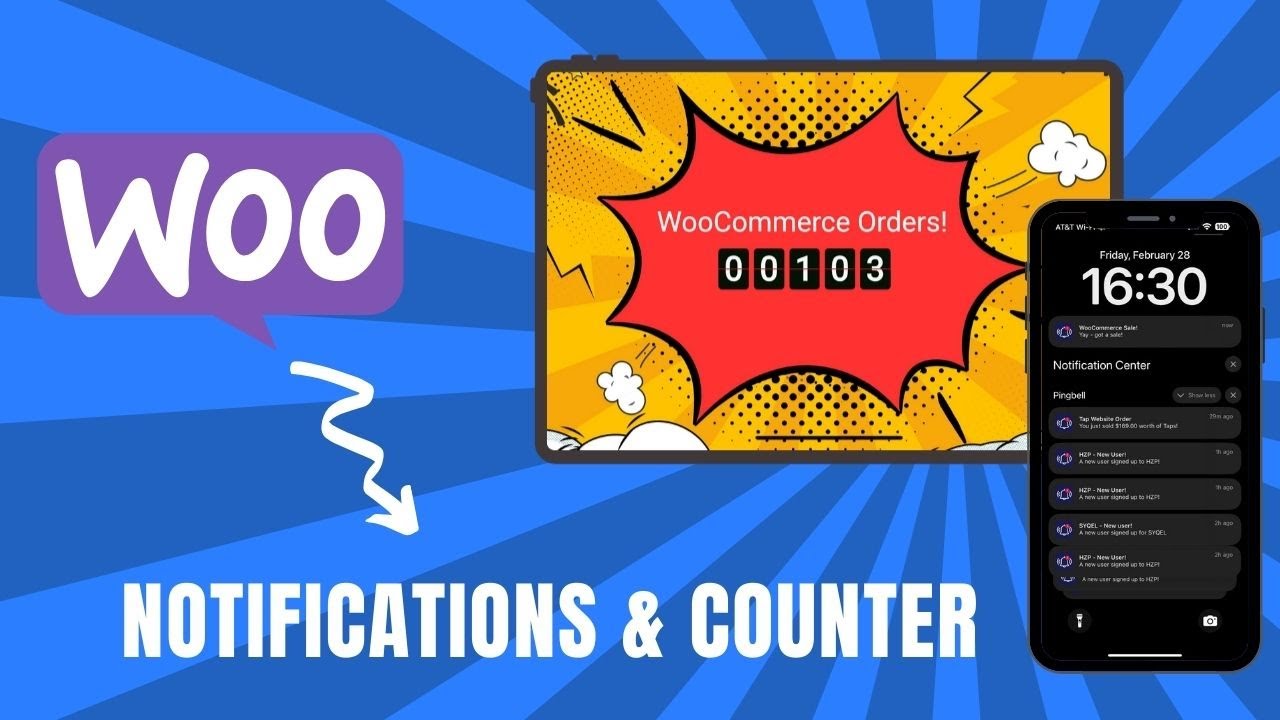 WooCommerce Order Notifications & Counter