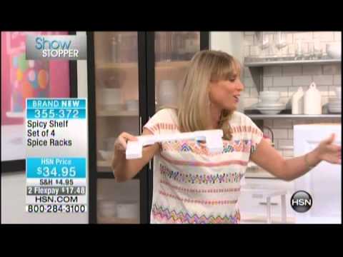 Kelly Diedring Harris presents Spicy Shelf on HSN; July of 2014