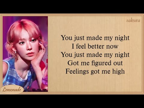 LE SSERAFIM Made My Night Lyrics