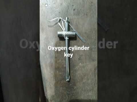 Oxygen cylinder key, for industrial