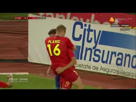 Nedelcu inscrie cu la capul din centrarea lui Vina 4-2 ('79) I FCSB - Hermannstadt