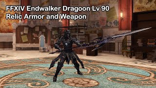 FFXIV Endwalker Dragoon Lv 89 Artifact Armor & Weapon