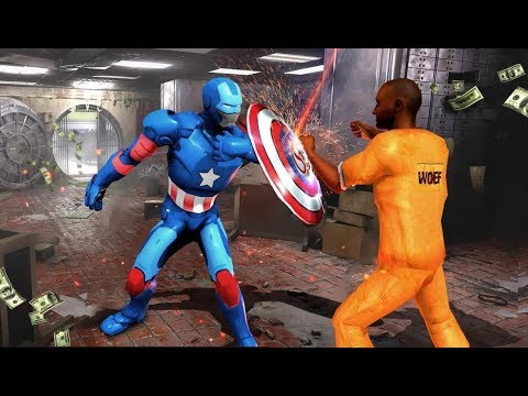 Super Flying Robot Hero Captain City Rescue Advanture (by Real Motion Games) Android GamePlay