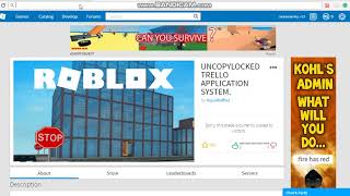 How To Make A Application Center On Roblox Without Trello - 
