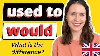 USED TO and WOULD – an easy explanation!