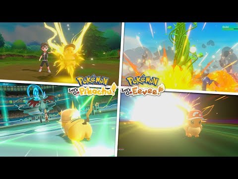 TUTTE le nuove mosse di PIKACHU ed EEVEE in Pokémon: Let's Go!