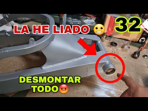 32💚 La he liado…😡A desmontar todo otra vez 😬Restauración Kawasaki ZXR 750 H1
