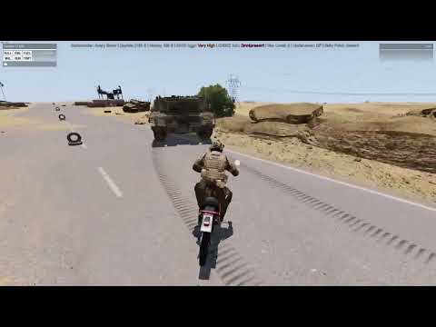Arma 3 Motorbike vs Tank
