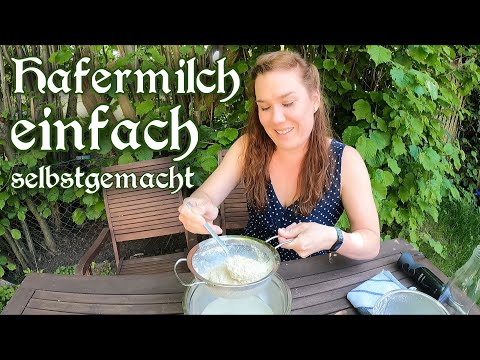 DIY HAFERMILCH einfach selbst machen - viel simpler & günstiger als man(n) denkt - zuhause