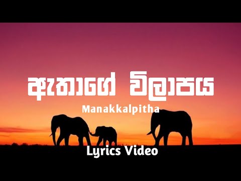 ඇතාගේ විලාපය - Manakkalpitha || lyrics video