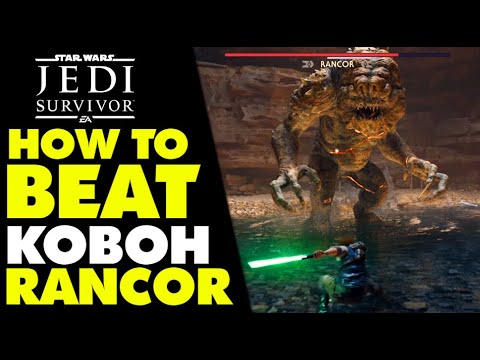 Jedi Survivor HOW TO BEAT THE RANCOR GUIDE! | Star Wars Jedi Survivor Gameplay PS5 #JediSurvivor
