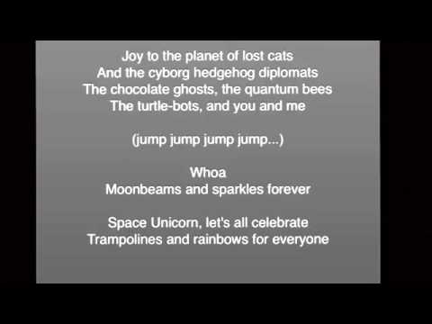 "Space Unicorn Holiday" lyrics