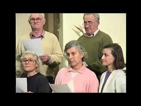 Adventistička crkva u Slatini, proba zbora i orkestra 29.12.1994.  video