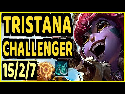 DHOKLA (TRISTANA) vs GNAR - QUADRAKILL 15/2/7 KDA TOP CHALLENGER GAMEPLAY - NA