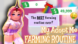 💵 My Adopt Me Farming Routine! Earn Bucks+Level