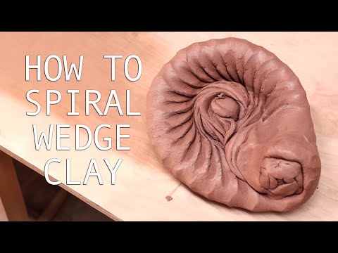 How to Spiral Wedge Clay
